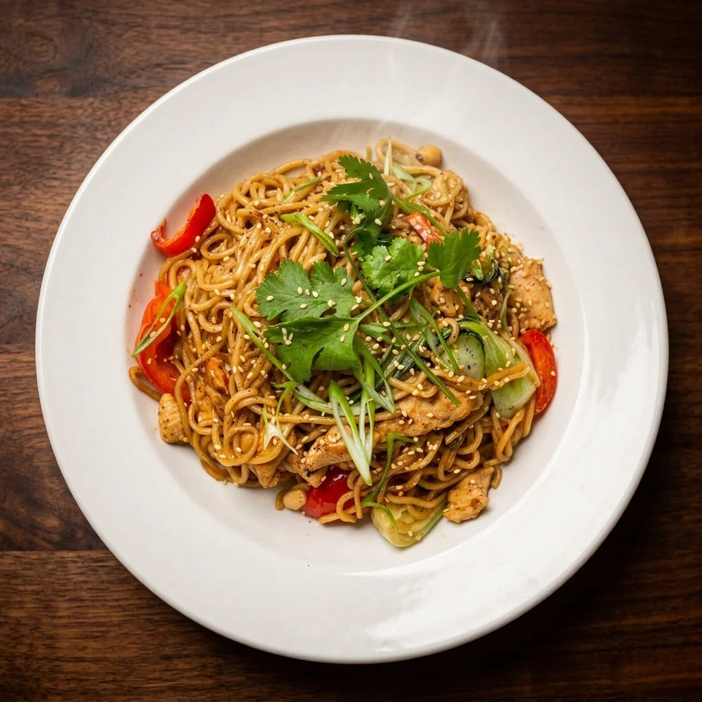 Fried rice and wok dishes at MoMo & Wok south Edmonton