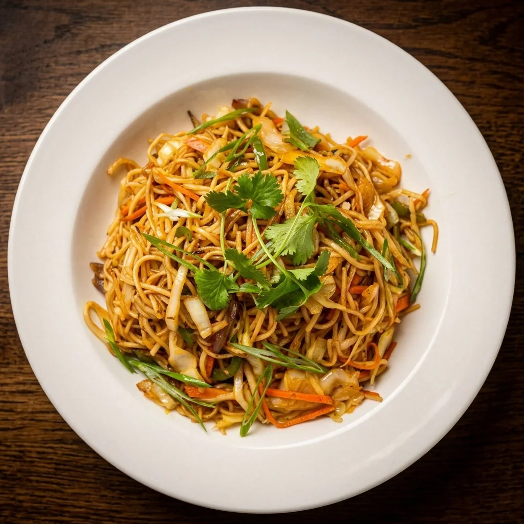 Wok-tossed Hakka noodles and Asian fusion dishes Edmonton
