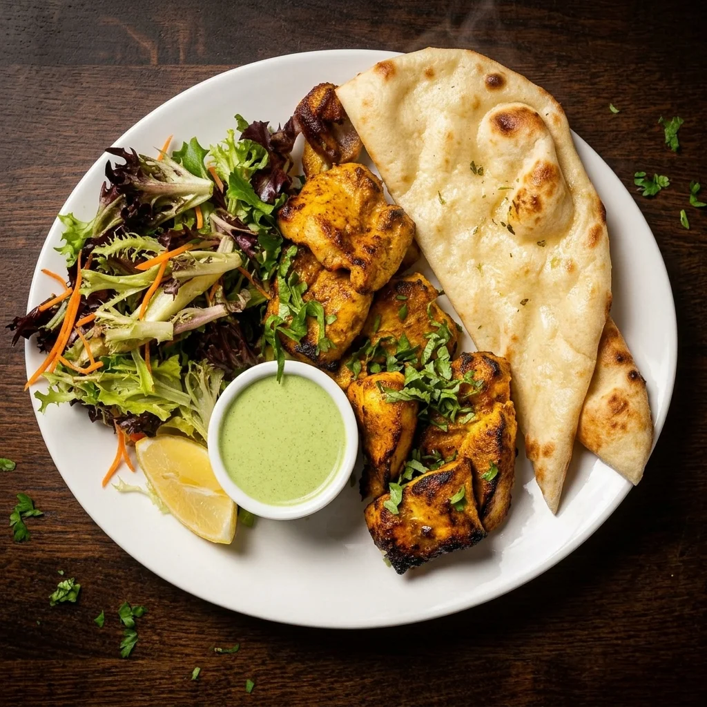 Vegetarian Indo-Chinese dish at MoMo & Wok Edmonton